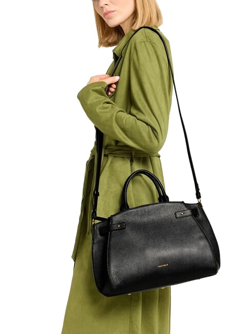 KLICHE Borsa in pelle con tracolla Nero - Borse Donna