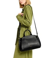 COCCINELLE KLICHE Borsa in pelle con tracolla Nero - Borse Donna - 4