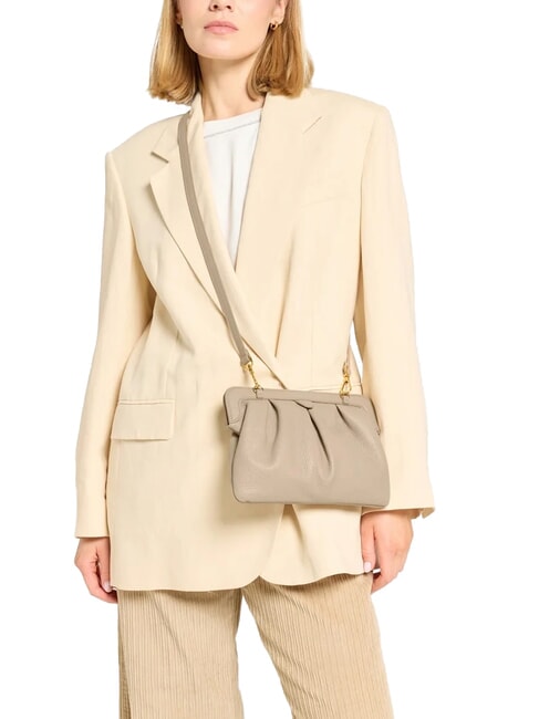 DILETTA SOFT Borsa clutch in pelle martellata powder pink - Borse Donna