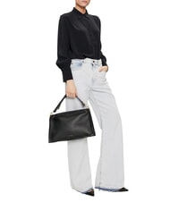 COCCINELLE SNIP Borsa a spalla in pelle martellata sunrise/pot - Borse Donna - 4