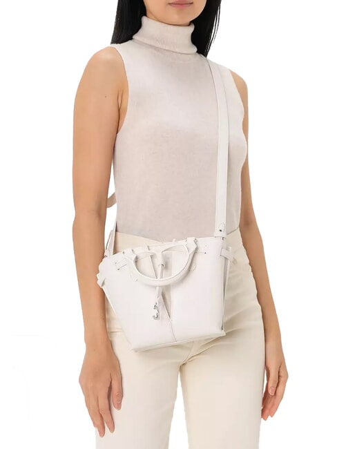 FLORES Borsa tote piccola in pelle martellata CUIR - Borse Donna