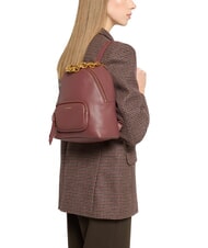 COCCINELLE FENIX Zaino piccolo in pelle brandy - Borse Donna - 4