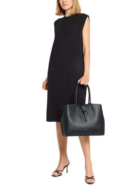 ALBA Borsa a spalla in pelle martellata CUIR - Borse Donna