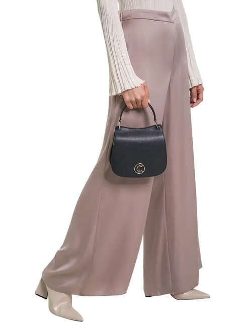 LEILANI Borsa a mano piccola in pelle con tracolla gelso - Borse Donna