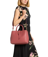 COCCINELLE ALBA Borsa tote in pelle martellata pot - Borse Donna - 4