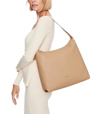 COCCINELLE GLEEN Borsa hobo in pelle martellata toasted - Borse Donna - 4