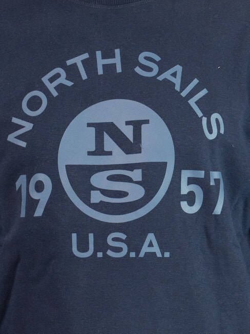 LOGO Felpa a girocollo con maxi stampa navy blue - Felpe Uomo