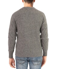 NORTH SAILS N|S Maglione girocollo ricamo logo medium grey melange - Maglie Uomo - 2