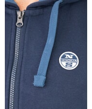 NORTH SAILS PATCH Felpa full zip con cappuccio navy blue - Felpe Uomo - 3