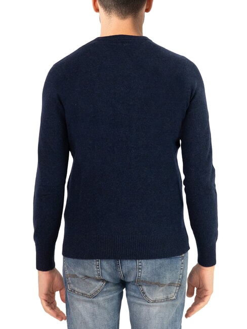 N|S Maglione girocollo ricamo logo navy blue - Maglie Uomo