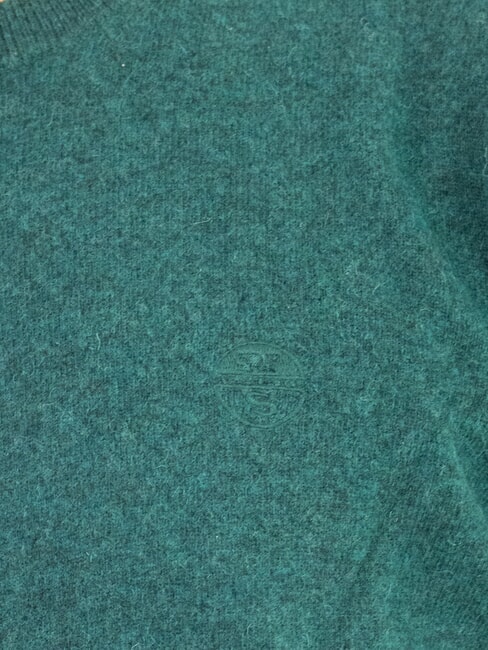 N|S Maglione girocollo ricamo logo mediterranea - Maglie Uomo