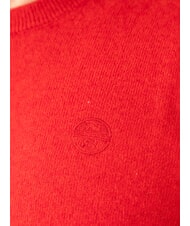 NORTH SAILS N|S Maglione girocollo ricamo logo pompeian red - Maglie Uomo - 3