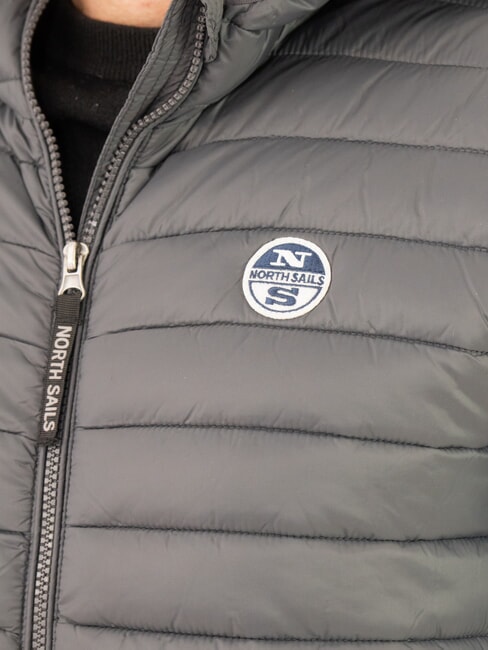 PADDED Giacca imbottita con cappuccio asphalt - Piumini Uomo