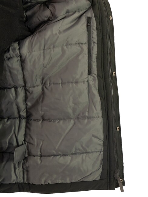 LIGHT SOFT Giacca lunga con cappuccio black - Giacche Uomo