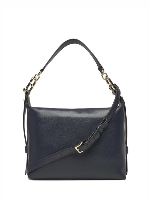 TONIE Borsa a spalla in pelle con tracolla mediterraneo - Borse Donna