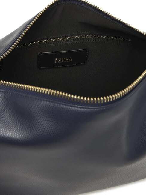 TONIE Borsa a spalla in pelle con tracolla mediterraneo - Borse Donna