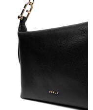 FURLA TONIE Borsa piccola in pelle con tracolla Nero - Borse Donna - 4