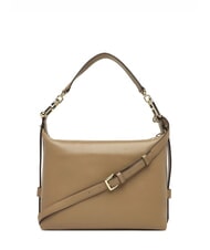 FURLA TONIE Borsa a spalla in pelle con tracolla toffee - Borse Donna - 2