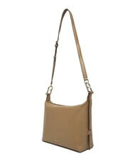 FURLA TONIE Borsa a spalla in pelle con tracolla toffee - Borse Donna - 3
