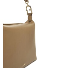 FURLA TONIE Borsa a spalla in pelle con tracolla toffee - Borse Donna - 4