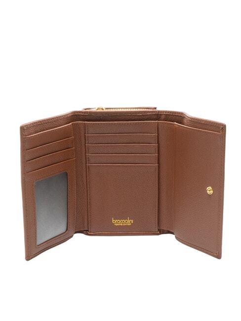 BASIC Portafoglio medio in pelle marrone - Portafogli Donna