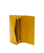 BRACCIALINI BASIC Portafoglio grande continental pelle giallo - Portafogli Donna - 2