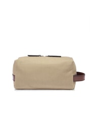 THE BRIDGE STORY Beauty case in pelle e canvas naturale/marrone abb. rutenio scuro - Beauty Case - 3