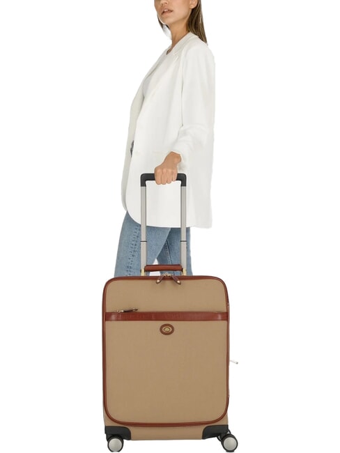 STORY Trolley bagaglio a mano naturale/marrone abb. oro - Bagagli a mano