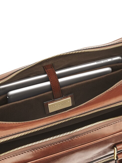 STORY UOMO Cartella in pelle porta pc 15" MARRONE - Cartelle Lavoro