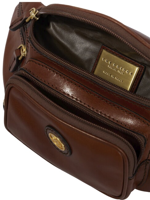 STORY UOMO Marsupio in pelle MARRONE - Marsupi