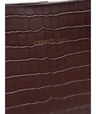 CERRUTI ISABELLE Borsa a spalla, in pelle burgundy - Borse Donna - 3