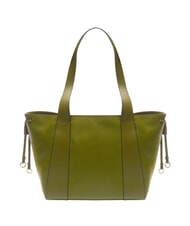 THE BRIDGE CARLOTTA Borsa shopping a spalla in pelle verde fico abb. oro - Borse Donna - 4