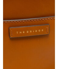 THE BRIDGE CECILIA Tracolla in pelle cognac/oro - Borse Donna - 3