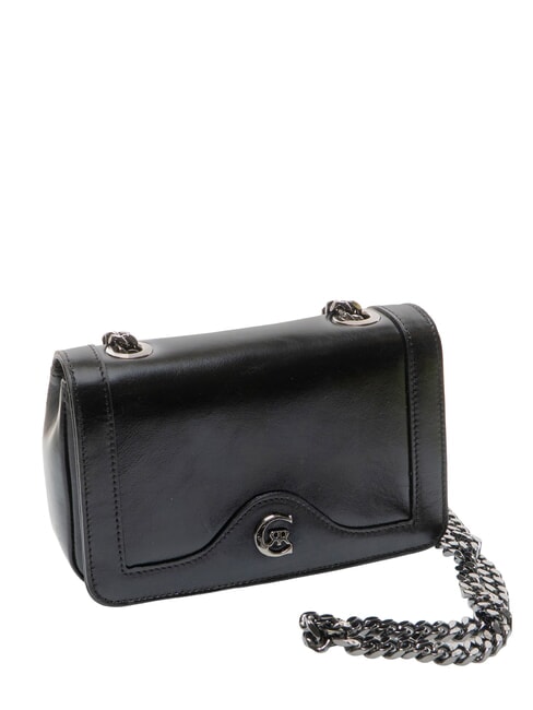 CERRUTIS Mini Bag a tracolla, in pelle nero - Borse Donna