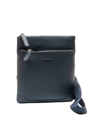 CERRUTI JAKE Borsello piatto in pelle blue - Tracolle Uomo - 2