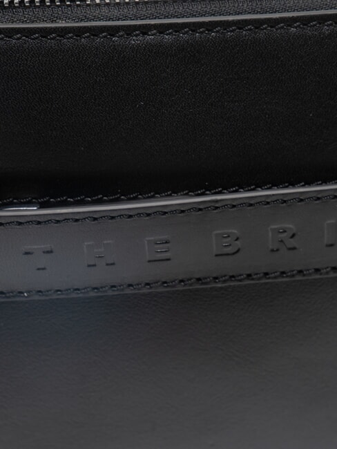 GIACOMO Pochette in pelle nero/rutenio scuro opaco - Borse Donna