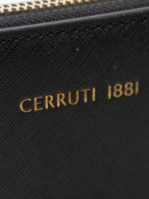 CERRUTIS Pochette con tracolla, in pelle nero - Borse Donna