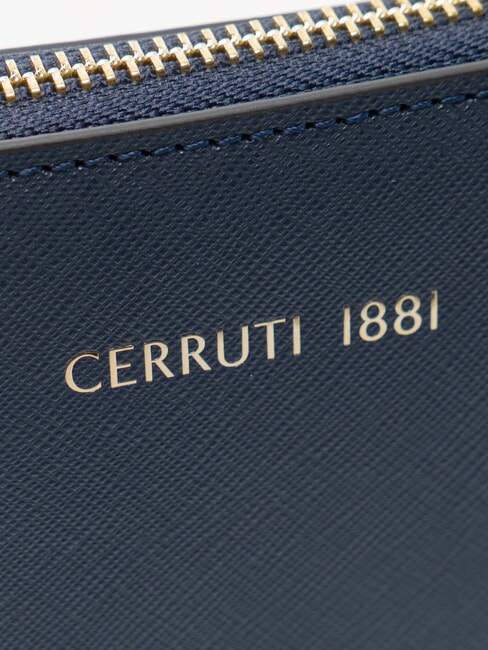 CERRUTIS Pochette con tracolla, in pelle blue - Borse Donna