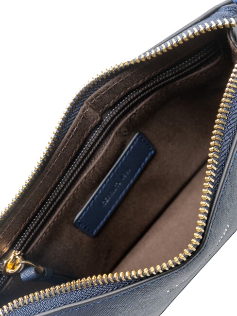 CERRUTIS Pochette con tracolla, in pelle blue - Borse Donna