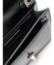 CERRUTI SAMANTHA Mini Bag a tracolla, in pelle nero - Borse Donna - 4