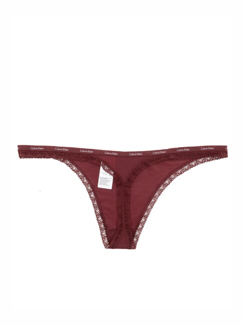 CK Perizioma con pizzo tawny port - Slip Donna