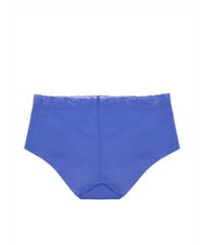 CALVIN KLEIN CK Coulotte taglio vivo con pizzo blue iris - Slip Donna - 2