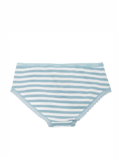 CK Slip fianco alto con pizzo rainer stripe_tourmaline - Slip Donna