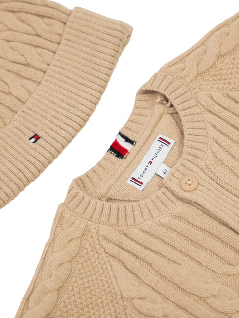 TH KIDS Completo 3 pz: maglia, pantalone e cappello merino - Tutine e completi per neonati