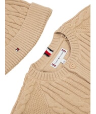 TOMMY HILFIGER TH KIDS Completo 3 pz: maglia, pantalone e cappello merino - Tutine e completi per neonati - 3