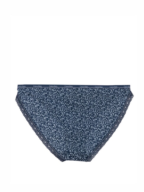 CK Slip con pizzo micro frost blue shadow - Slip Donna