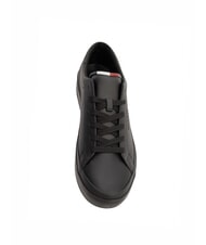 TOMMY HILFIGER TH Sneakers in pelle black - Scarpe Uomo - 4