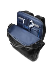 PIQUADRO BLUE SQUARE Zaino in pelle fast-check porta pc 15,6" Nero - Zaini da lavoro porta PC - 6