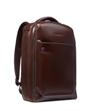 PIQUADRO BLUE SQUARE Zaino in pelle fast-check porta pc 15,6" MOGANO - Zaini da lavoro porta PC - 2