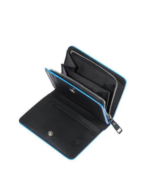 ATLAS Portafoglio donna compatto in pelle nero2 - Portafogli Donna